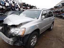 2003 Toyota Highlander Limited Silver 3.0L AT 2WD #Z23211